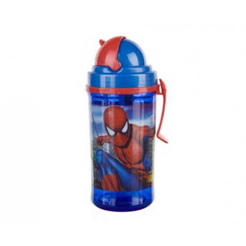 BANQUET fľaša so slamkou 350ml, Spiderman 1222SP38822 BANQUET fľaša so slamkou 350ml, Spiderman 1222SP38822