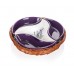 BANQUET LAVENDER Misa v košíku 23 cm, 4 diely 601556LAV