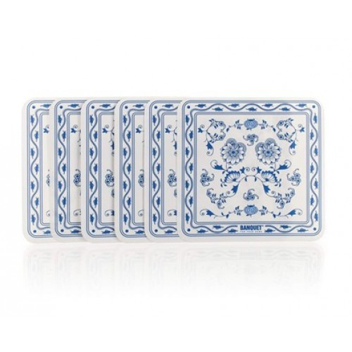 BANQUET 6-dielna sada plastového prestieranie 10x10 cm ONION 12CF43285CST BANQUET 6-dielna sada plastového prestieranie 10x10 cm ONION 12CF43285CST