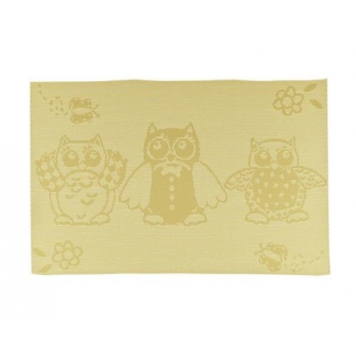 BANQUET Prestieranie 45x30 cm OWL, yellow, 12CGOWL 005 BANQUET Prestieranie 45x30 cm OWL, yellow, 12CGOWL 005