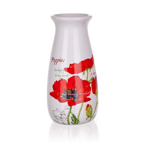 BANQUET Váza keramická RED POPPY 19 cm 60ZF1291RP BANQUET Váza keramická RED POPPY 19 cm 60ZF1291RP