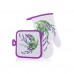 BANQUET LAVENDER Sada kuchynských chňapiek 27x17 cm a 17x17 cm 10001227LAV