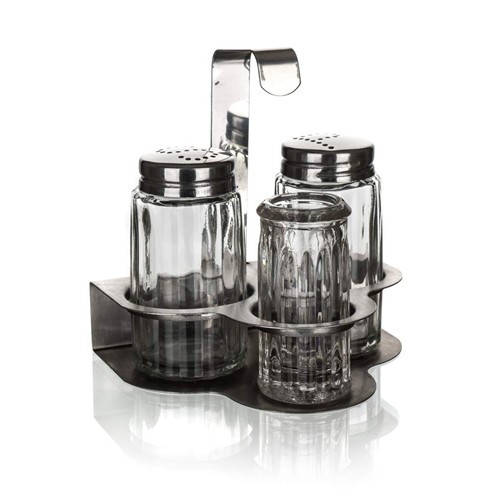 BANQUET MONO Sada soľnička a korenička 40 ml, 4 ks 04281030