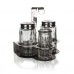 BANQUET MONO Sada soľnička a korenička 40 ml, 4 ks 04281030