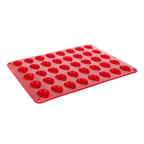 BANQUET Silikónová forma - orechy 40ks 34x26x1,4 cm, 165 gr CULINARIA red 3120155R