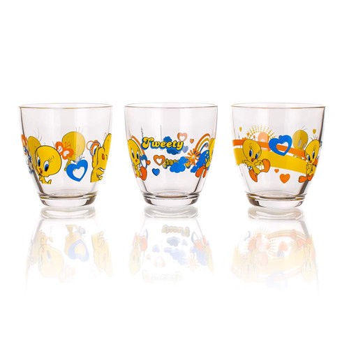 VETRO-PLUS AQUA TWEETY Sada pohárov 210 ml, 3 ks 331054206 VETRO-PLUS AQUA TWEETY Sada pohárov 210 ml, 3 ks 331054206