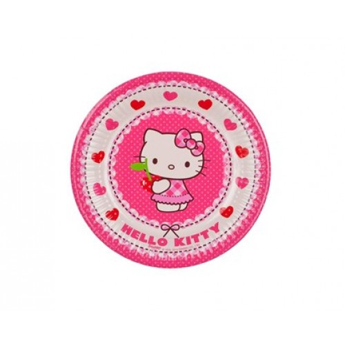 PROCOS Tanier papierový dia 19,5cm, 8ks Hello Kitty 4481792 PROCOS Tanier papierový dia 19,5cm, 8ks Hello Kitty 4481792