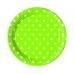 PROCOS Tanier papierový dia 23 cm, 8ks Green Dots 4483204