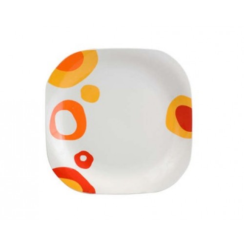 BANQUET Tanier plytký square 28cm RED BUBBLE 60112709R BANQUET Tanier plytký square 28cm RED BUBBLE 60112709R