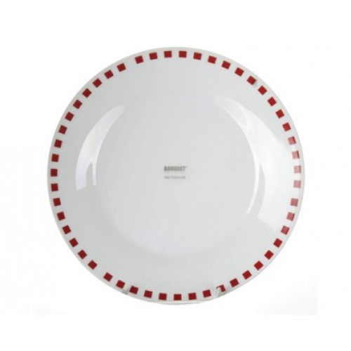 BANQUET Tanier dezertný 19 cm CUBITO RED 60113W112118 BANQUET Tanier dezertný 19 cm CUBITO RED 60113W112118