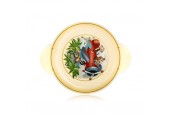 BANQUET Detský plastový plytký tanier 234x183x24 mm, motív: Monkey 55DPL4KDS