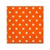 PROCOS Servítky 3-vrstvové 33x33 cm, 20 KS Orange Dots 4483211