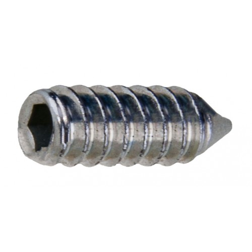 Červík s hrotom tvrdosť H45 5,0x8 zinok biely, 10 ks