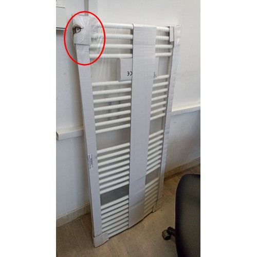 BAZÁR THERMAL TREND Kúpeľňový radiátor KDO 600 x1320 biely POŠKODENÝ!!