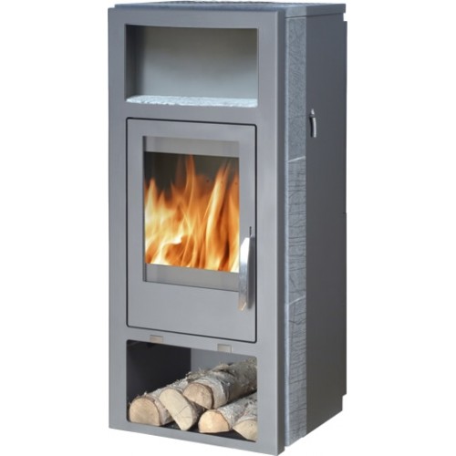 ABX Belt Aqua Plan, krbové kachle na drevo s teplovodným výmenníkom 6 kW, mastenec