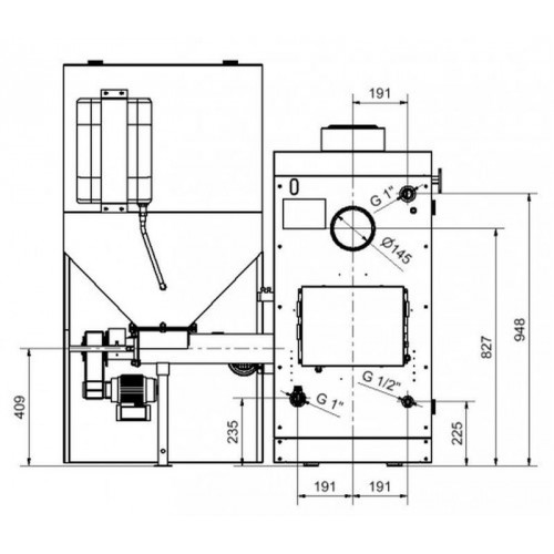 BENEKOV C 16 Climatix 2 pravý automatický kotol 111800301