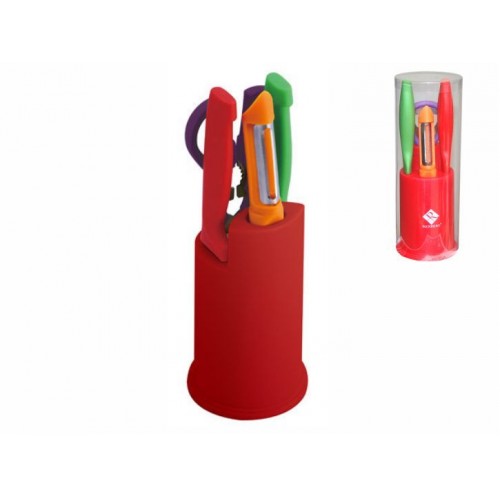 BERGNER sada stojanu a kuchynských nožov RB-2593 BERGNER sada stojanu a kuchynských nožov RB-2593