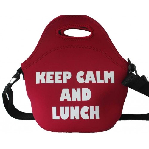 BERGNER KEEP CALM Chladiaca taška 30 x 30 x 17 cm, červená BGIB-5073