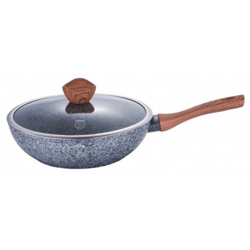 BERLINGERHAUS Forest Line panvica Wok s pokrievkou, 28 cm BH-1204