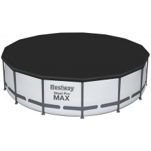 BESTWAY Krycia plachta pre bazén 457 cm, čierna 58038