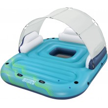 BESTWAY Hydro-Force Plávajúce lehátko s ostrovčekom pre 5 osôb 280 x 257 x 81 cm 43407