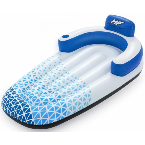 BESTWAY Hydro-Force Indigo Wave Nafukovacie lehátko 191 x 107 cm 43533