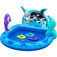 BESTWAY Polar Pals Hracie centrum, 134 x 131 x 73 cm 53156
