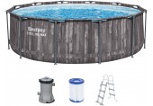 BESTWAY Steel Pro Max Bazén 366 x 100 cm, kartušová filtrácia 5614X