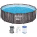 BESTWAY Steel Pro Max Bazén 366 x 100 cm, kartušová filtrácia 5614X