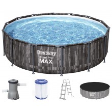 BESTWAY Steel Pro Max Bazén 427 x 107 cm, kartušová filtrácia 5614Z