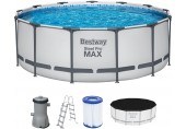BESTWAY Steel Pro Max Bazén 396 x 122 cm, kartušová filtrácia 5618W