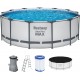 BESTWAY Steel Pro Max Bazén 396 x 122 cm, kartušová filtrácia 5618W