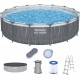 BESTWAY Steel Pro Max Bazén 457 x 107 cm, kartušová filtrácia 561GD