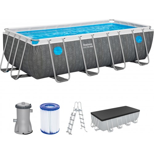 BESTWAY Steel Pro Max Splashview Bazén 488 x 244 x 122 cm, kartušová filtrácia 561MB