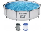 BESTWAY Steel Pro Max Bazén 305 x 76 cm, kartušová filtrácia 56408