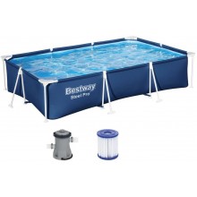 BESTWAY Steel Pro Bazén 300 x 201 x 66 cm, kartušová filtrácia 56411