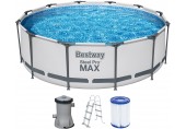 BESTWAY Steel Pro Max Bazén 366 x 100 cm, kartušová filtrácia 56418