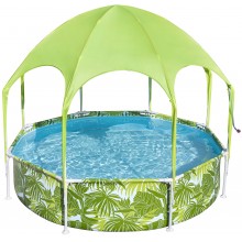 BESTWAY Steel Pro Splash-in-Shade Bazénik so strieškou 244 x 51 cm 56432