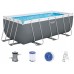BESTWAY Power Steel Bazénový set 412 x 201 x 122 cm, kartušová filtrácia 56456