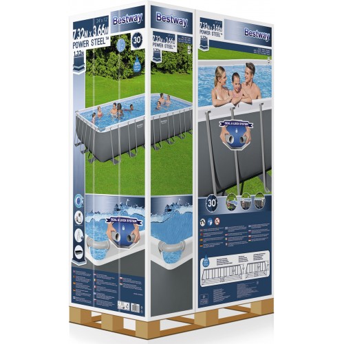 BAZÁR BESTWAY Power Steel Bazénový set piesková filtrácia 56475 POŠKODENÝ OBAL!!