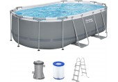 BESTWAY Steel Pro Max Bazénový set 427 x 250 x 100 cm, kartušová filtrácia 56620