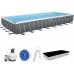 BESTWAY Power Steel Bazénový set 956 x 488 x 132 cm, piesková filtrácia 56623