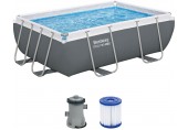 BESTWAY Power Steel Bazénový set 282 x 196 x 84 cm, kartušová filtrácia 56629