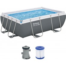 BESTWAY Power Steel Bazénový set 282 x 196 x 84 cm, kartušová filtrácia 56629
