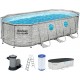 BESTWAY Steel Pro Max Splashview Bazénový set 549 x 274 x 122cm, kartušová filtrácia 56716