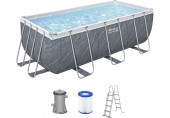 BESTWAY Power Steel Bazénový set 412 x 201 x 122 cm, kartušová filtrácia 56722