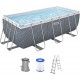 BESTWAY Power Steel Bazénový set 412 x 201 x 122 cm, kartušová filtrácia 56722