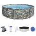 BESTWAY Power Steel Bazénový set 549 x 132 cm, kartušová filtrácia 56886