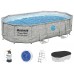 BESTWAY Power Steel Swim Vista Bazénový set 488 x 305 x 107 cm, piesková filtrácia 56946