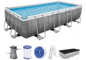 BESTWAY Power Steel Bazénový set 488 x 244 x 122 cm, kartušová filtrácia 56996